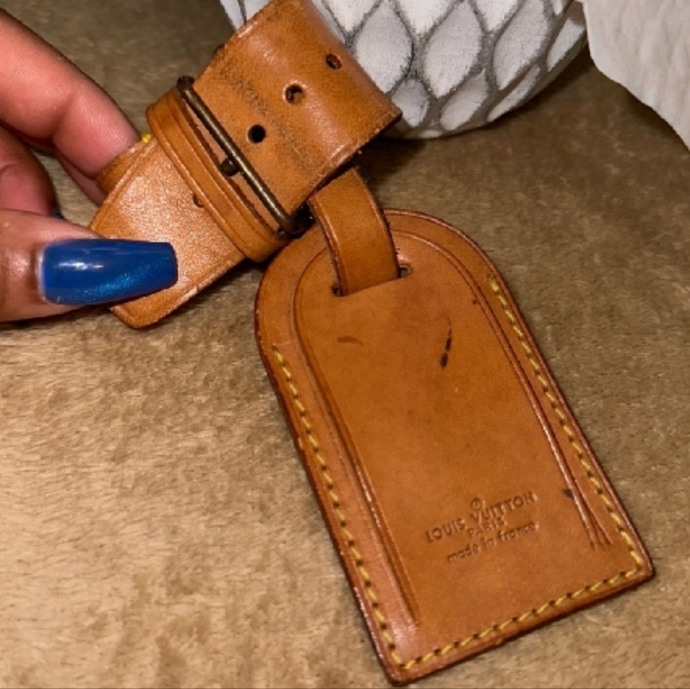 Louis Vuitton Luggage Tag Authentic